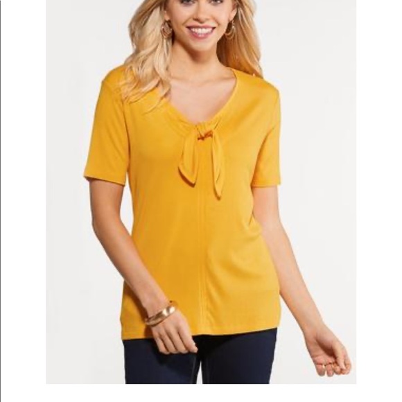 Tops - Ribbed Tie Front Top